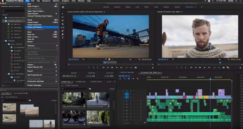[行业动态] 细细解读premiere pro项目管理新工具adobe productions